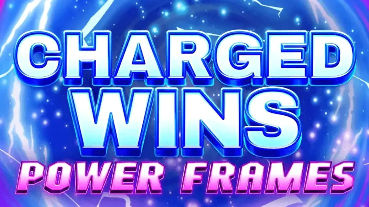 Charged Wins: Power Frames স্লট গেমের নিওন এবং উজ্জ্বল ইন্টারফেসের একটি দৃশ্য